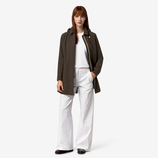 K-WAY MATHY BONDED GIUBBINO LUNGO DONNA K2148BW B3A