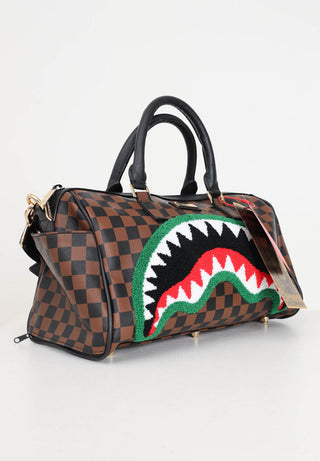 SPRAYGROUND HAND BAG WITH CHENILLE SHOULDER STRAP SIP MINI D6030