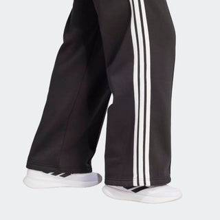 ADIDAS TUTA ADIDAS FELPA ZIP E CAPPUCCIO  + PANTALONE A ZAMPA CON LOGO DONNA JF3388