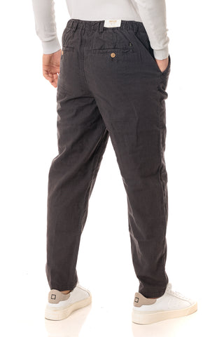 IMPURE MILES CHINO PANTALONE IN MISTO LINO CONFORT UOMO MILES MLNC10