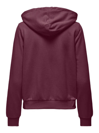 ONLY BEST FELPA CON CAPPUCCIO E ZIP 15384783 FIG