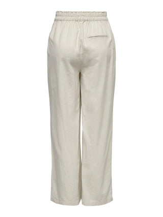 ONLY PANTALONI IN LINO TOKYO BLEND DONNA 15259590 MNB