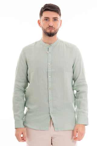 MARKUP CAMICIA MANICA LUNGA COREANA 100% LINO MK13002 VDA