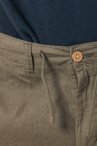 IMPURE MILES CHINO PANTALONE IN MISTO LINO CONFORT UOMO MILES MLN230