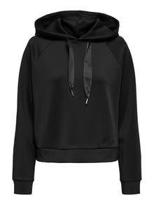 ONLY FELPA CON CAPPUCCIO LUE DONNA 15352757 BLK