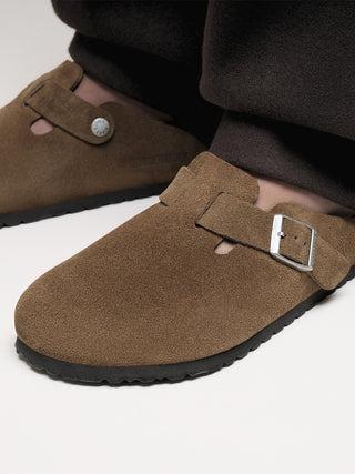 BIRKENSTOCK BOSTON PELLE IN SUEDE IF6490