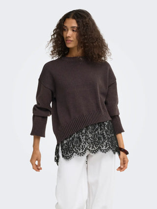 ONLY MAGLIONE EVIE CON PIZZO 15382505 CFB