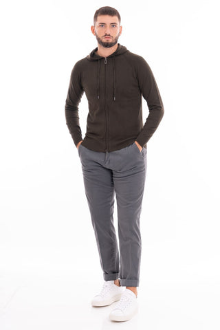 OUTFIT M KNITWEAR CREW NECK WITH HOOD M029 131 COVI SRL 