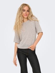 JACQUELINE DE YONG SHINE T-SHIRT IN MAGLIA DONNA (COL: TAPIOCA) 15338351 TPC