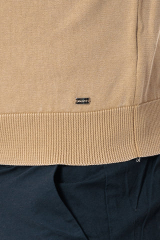 MARKUP MAGLIONCINO IN MAGLIA TRAPUNTATO SU SPALLE MANICA LUNGA UOMO MK10008 CRD