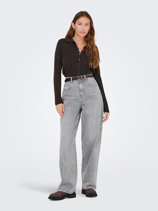 ONLY THEA CARDIGAN POLO CON BOTTONI DONNA 15353029 CTM