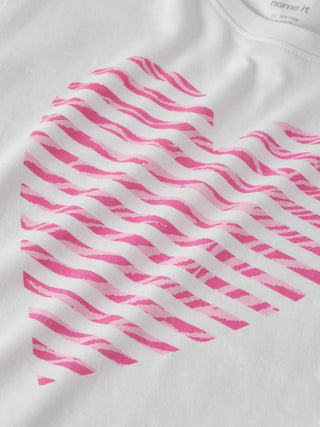 NAME IT FFAHIRAZ T-SHIRT CON CUORE 13254496 BGZ