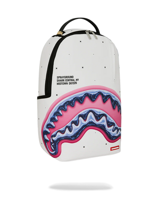 SPRAYGROUND SHARK CENTRAL LIQUID CHROME ZAINO B8427