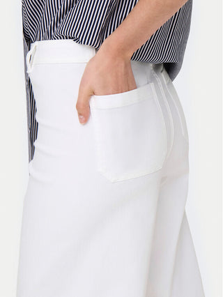 JACQUELINE DE YONG PANTALONI IRIS A PALAZZO DONNA  (col:white) 15341269 WHT