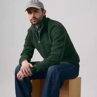 LEVI'S MAGLIONE A COSTINE CON MEZZA CERNIERA 0058U 0001