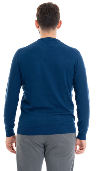 MARKUP CREW NECK VISCOSE SWEATER MEN MK790014 DNM