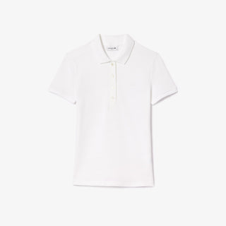 LACOSTE POLO DA DONNA IN PIQUET DI COTONE STRETCH PF5462 001