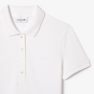 LACOSTE POLO DA DONNA IN PIQUET DI COTONE STRETCH PF5462 001