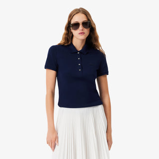 LACOSTE POLO DA DONNA IN PIQUET DI COTONE STRETCH PF5462 166