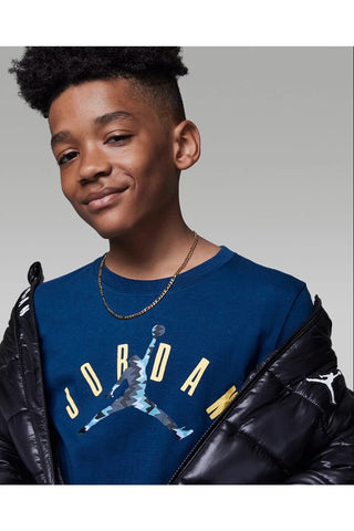 NIKE JORDAN FLIGHT JORDAN SHORT SLEEVES T-SHIRT JR 95C514 BGU