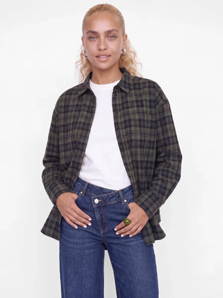 JJXX CAMICIA JAMIE A QUADRI 12315807 BLK