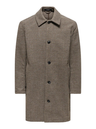 ONLY&SONS COPPOTTO LUCA IN LANA A QUADRETTI 22038022 MGM