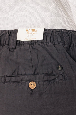 IMPURE MILES CHINO PANTALONE IN MISTO LINO CONFORT UOMO MILES MLNC10