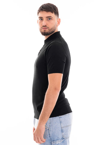 MARKUP POLO MEZZA MANICA IN COTONE MK10005 NER