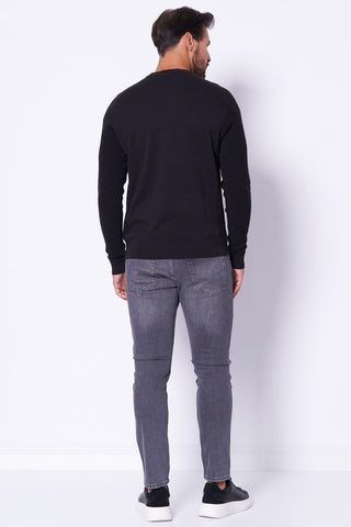 CALVIN KLEIN JEANS CREW NECK SWEATER WITH LOGO J325671 0GM