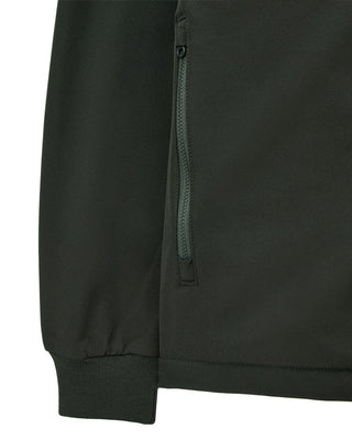 WEEKEND OFFENDER GIUBBOTTO STIPE  IN SOFTSHELL FULL ZIP E CAPPUCCIO CON PATCH MANICA UOMO JK3A06 STIPE BLKF