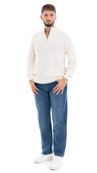 CALVIN KLEIN JEANS HALF ZIP SWEATER MEN J326199 YBI