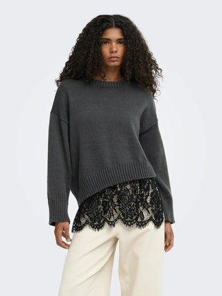 ONLY MAGLIONE EVIE CON PIZZO 15382505 DGK