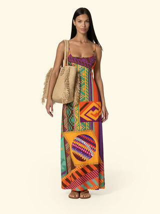 FK Vestito Lungo Donna F**K Fantasia SW3302X11