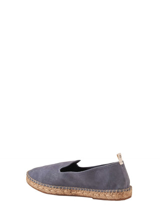 LORD PARTENOPEI BLUE TYROLEAN SUEDE ESPADRILLES