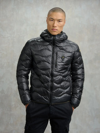 BLAUER PIUMINO WAVE CON CAPPUCCIO UOMO BLUC03074 006355 978