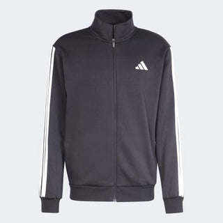 ADIDAS TUTA COMPLETA FELPA ZIP + PANTALONE 3 STRISCE CON LOGO UOMO JI8878
