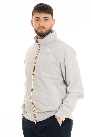 K-WAY MEN'S AMAURY STRETCH NYLON JERSEY JACKET K2121PW 634