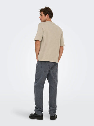 ONLY&SONS GIVO T-SHIRT IN MAGLIA 22031761 STR