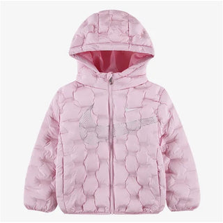 NIKE GIUBBOTTO CON ZIP E CAPPUCCIO MONOGRAM JR 36N108 A9Y