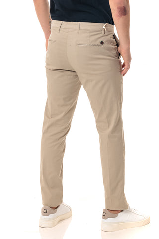HYPS PANTALONE UOMO FIORENTINO IN GABARDINA LEGGERA FIORENTINO L03 BEI
