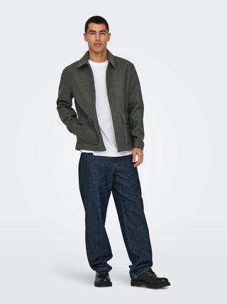 ONLY&SONS CONNOR CAPPOTTO CON TASCHE UOMO 22025735 BCM