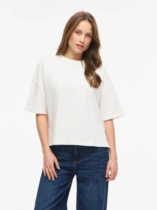 VILA VILA LYRICA T-SHIRT MANICA 2/4 14108550 SNW