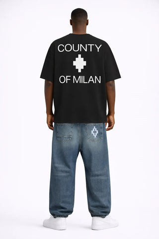 COUNTY OF MILAN T-SHIRT UOMO COUNTY OF MILAN S6CMMATH096 110
