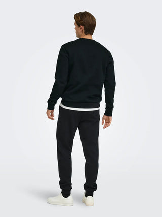ONLY&SONS MAGLIONE CERES GIROCOLLO 22018683 BLK