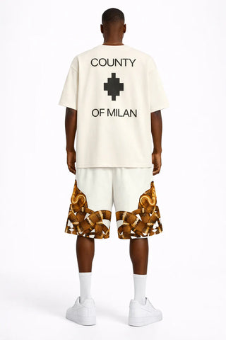 COUNTY OF MILAN T-SHIRT UOMO COUNTY OF MILAN S6CMMATH096 412