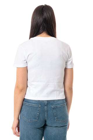 CALVIN KLEIN JEANS T-SHIRT MONOLOGO PICCOLO CK DONNA J223113 YAA