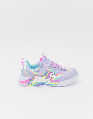 SKECHERS SCARPE CON STRAPPO E UNICORNO 302298L LVMT