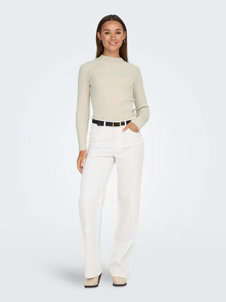 JACQUELINE DE YONG MAGDA CREW NECK LONG SLEEVE SWEATER 15238267 CMT