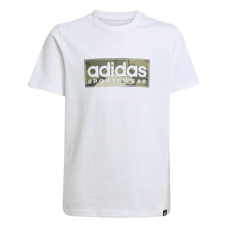 ADIDAS T-SHIRT GIROCOLLO CON STAMPA LOGO JX6871