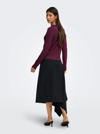 ONLY BAMBOO T-SHIRT DONNA 15377113 FIG